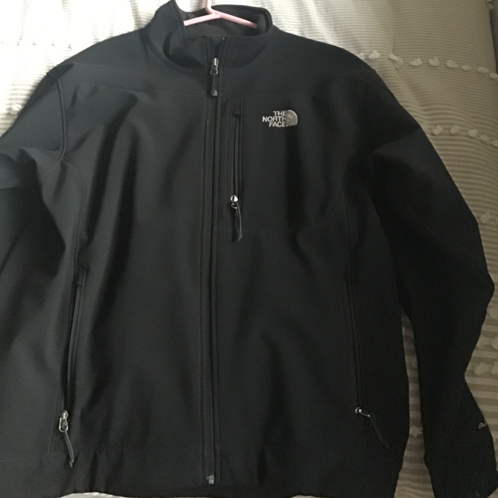 Men’s Northface Fleece lined Jacket, Black, Size L